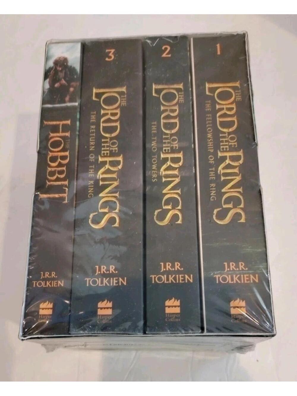 The Hobbit And The Lord Of The Rings 4 Book Boxed Set By JRR Tolkien NEW Paprbck